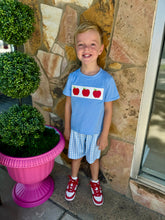 Load image into Gallery viewer, Smocked Apple Gingham Set- Boys