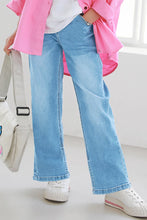 Load image into Gallery viewer, Girls Light Wash Relax Fit Jean