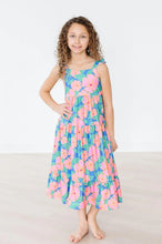 Load image into Gallery viewer, Girls Luau Floral Dress