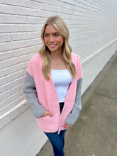 Load image into Gallery viewer, Pastel color block cardigan