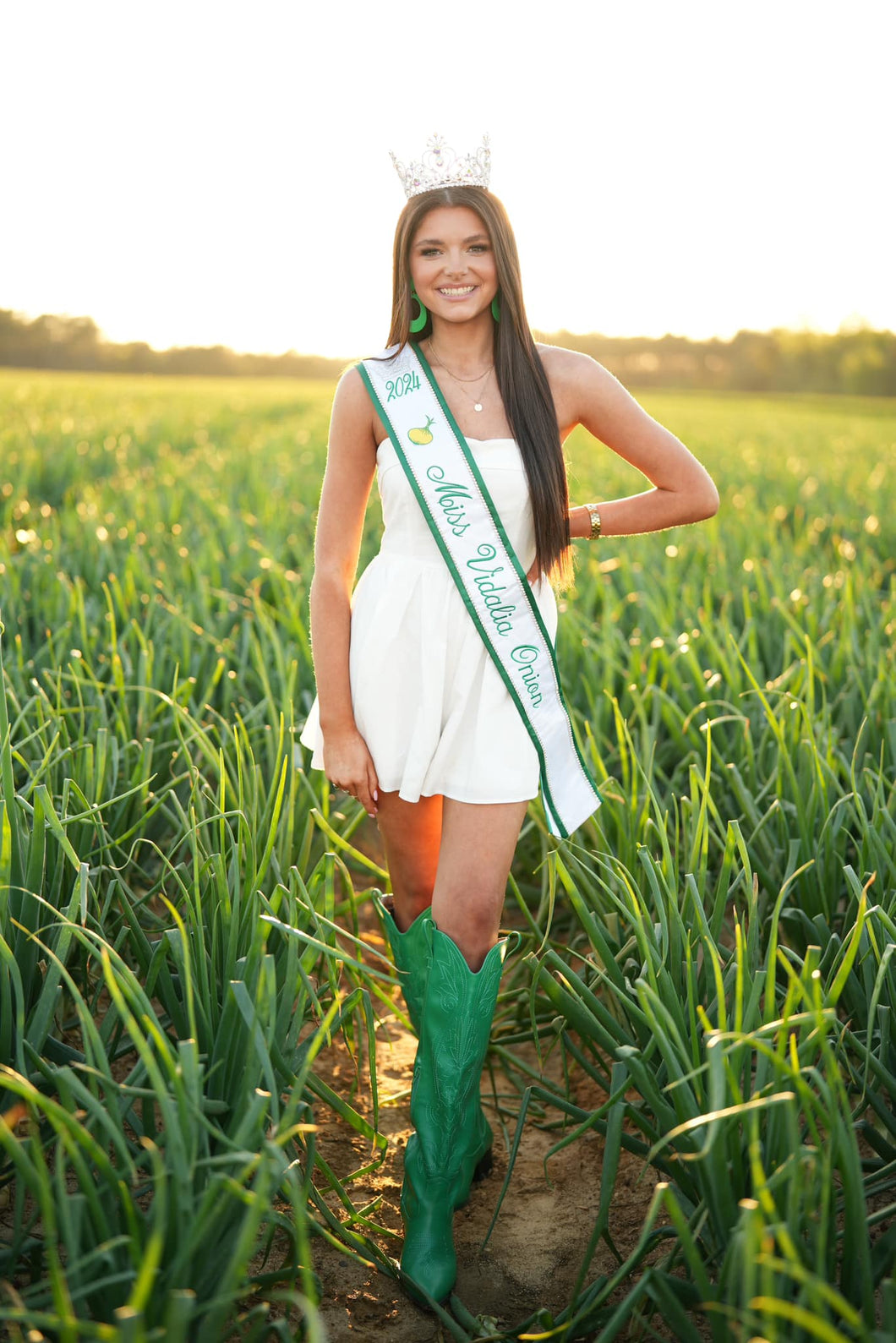 Kennedy's Kelly Green Cowgirl Boots