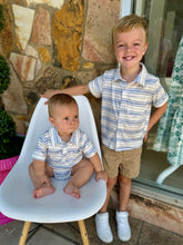 Load image into Gallery viewer, Soft Classic Stripes Button Up Bubble