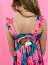 Load image into Gallery viewer, Girls Luau Floral Dress