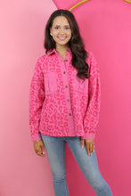 Load image into Gallery viewer, Sonic Pink Cheetah Shacket
