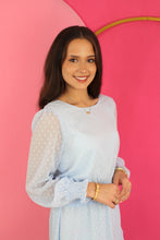 Load image into Gallery viewer, Blue Babydoll Dress