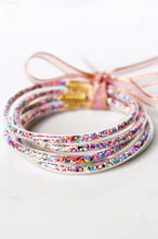 Load image into Gallery viewer, Confetti Sequin Tube Bangles
