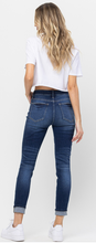 Load image into Gallery viewer, Jelly Jeans-Mid Rise Distressed Cuffed Skinny