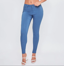 Load image into Gallery viewer, YMI Hyperstretch Mid-Rise Colored Skinny Jeans
