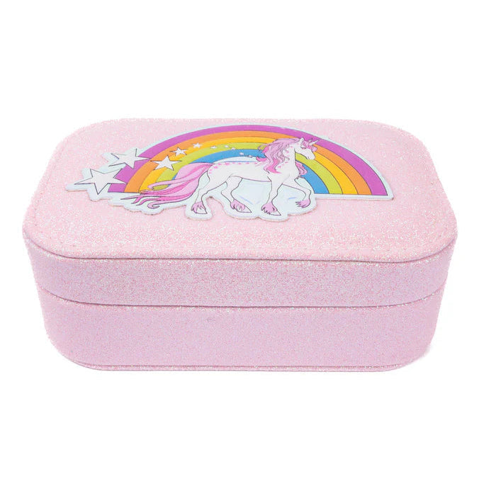 Pretty Precious Unicorn Jewelry Box in Pink