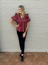 Load image into Gallery viewer, Penny Plaid Top
