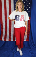 Load image into Gallery viewer, GA Stars and Stripes Patch Tee
