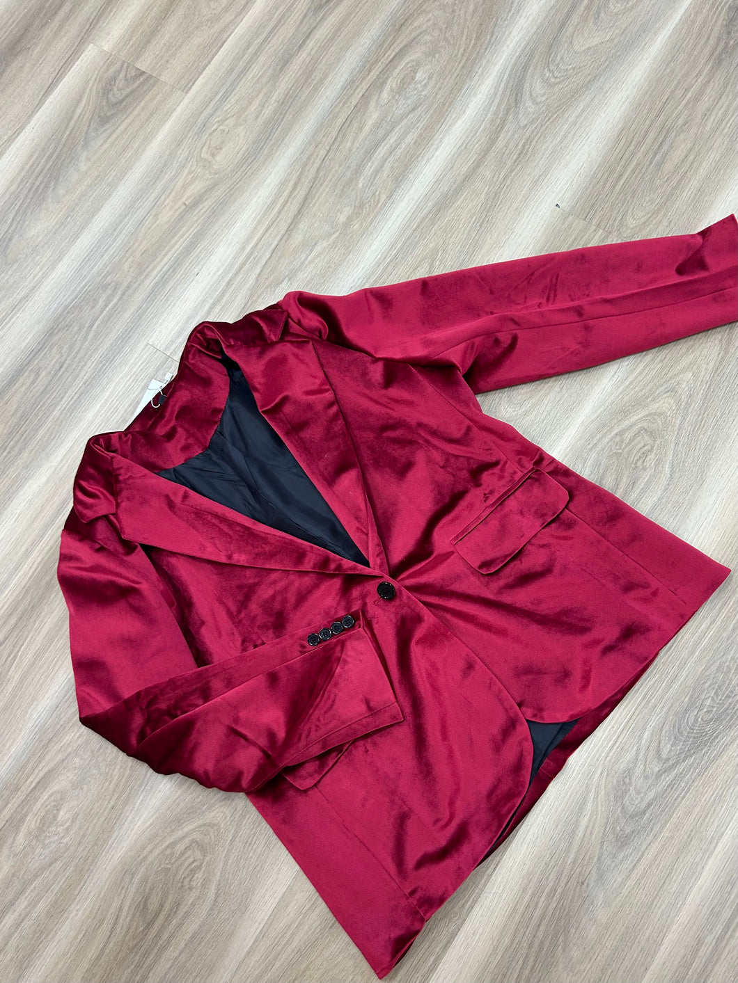 Red Velvet Blazer