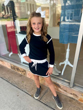 Load image into Gallery viewer, Feeling Comfy Black Skort Set

