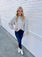 Load image into Gallery viewer, Olivia&#39;s Oatmeal Knit Top
