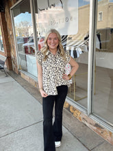 Load image into Gallery viewer, High Rise Black Denim Flare--Jelly Jeans
