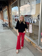 Load image into Gallery viewer, Rocking Red Denim Jeans
