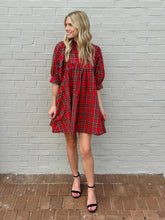 Load image into Gallery viewer, Christmas Plaid Dress
