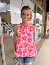 Load image into Gallery viewer, Pink on Pink Floral Tank
