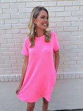 Load image into Gallery viewer, Pretty in Pink Tee Dress
