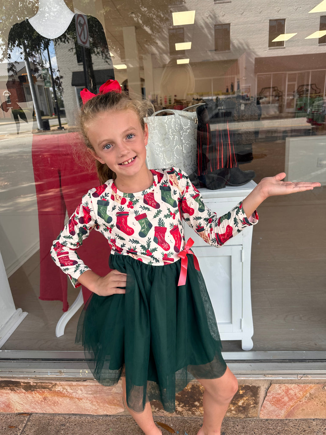 Christmas Stockings Tulle Dress
