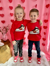 Load image into Gallery viewer, Kids Red High Top Sneakers
