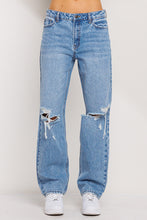 Load image into Gallery viewer, High Rise Boyfriend with Knee Rips--Jelly Jeans
