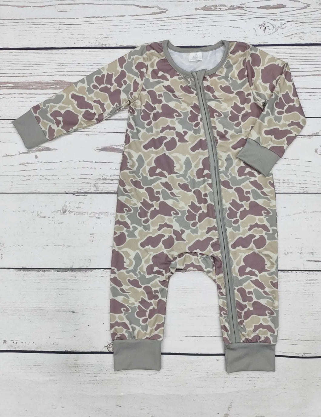 Tiny Trooper Camo Onesie