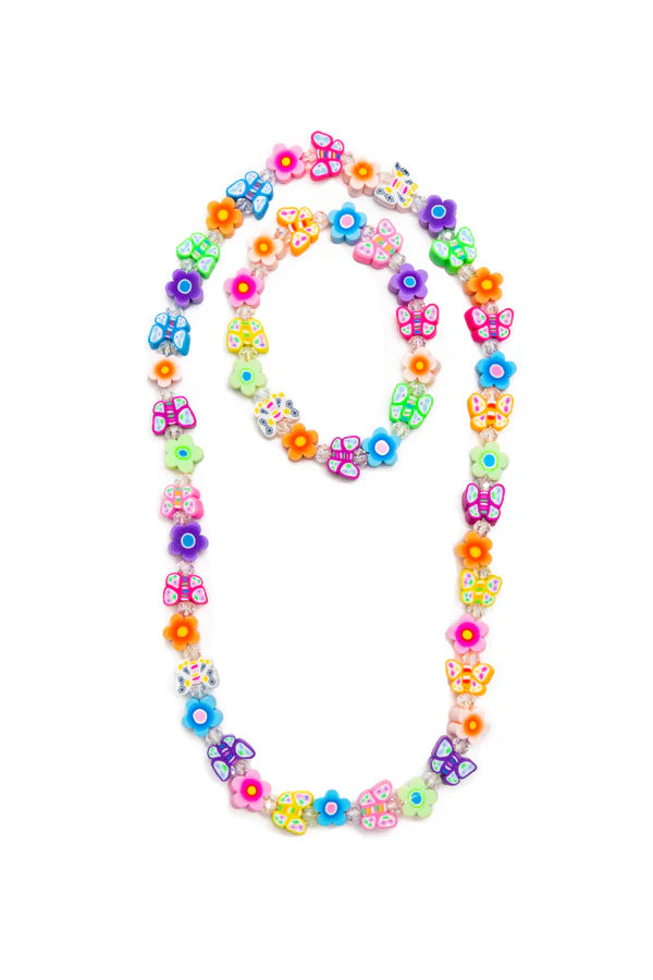 Blooming Beads Necklace & Bracelet Set