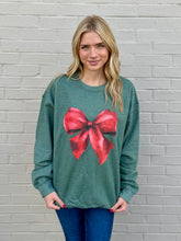 Load image into Gallery viewer, Holiday Bow Sweatshirt
