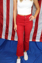 Load image into Gallery viewer, Rocking Red Denim Jeans
