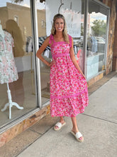 Load image into Gallery viewer, Pretty Please Pink Floral Lace Dress
