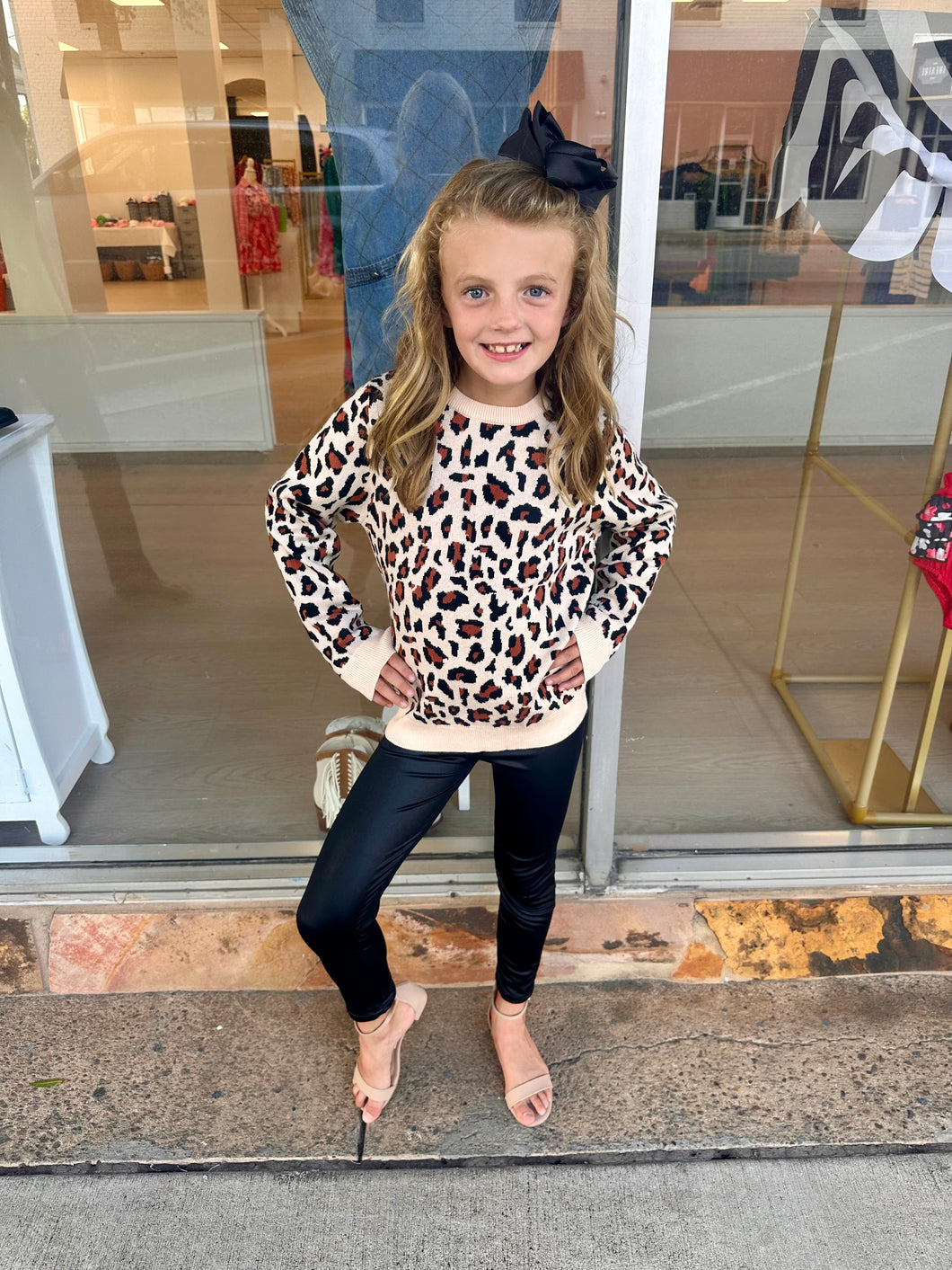 Dream Big Cheetah Print Sweater