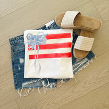 Load image into Gallery viewer, Bow American Flag Tee
