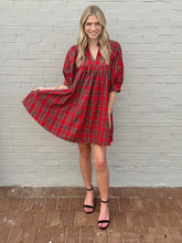 Load image into Gallery viewer, Christmas Plaid Dress
