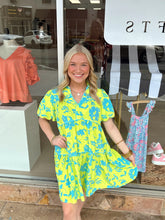 Load image into Gallery viewer, Bahama Mama Dress-Lime
