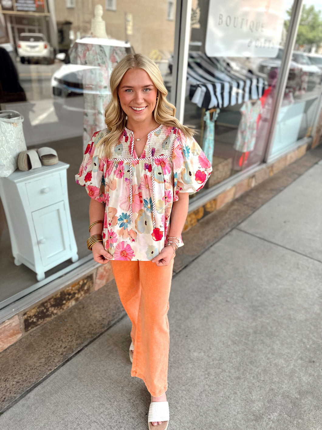 Pretty Moment Floral Blouse