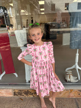 Load image into Gallery viewer, Pink Christmas Dress
