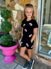 Load image into Gallery viewer, Girls Game Day Football Tee
