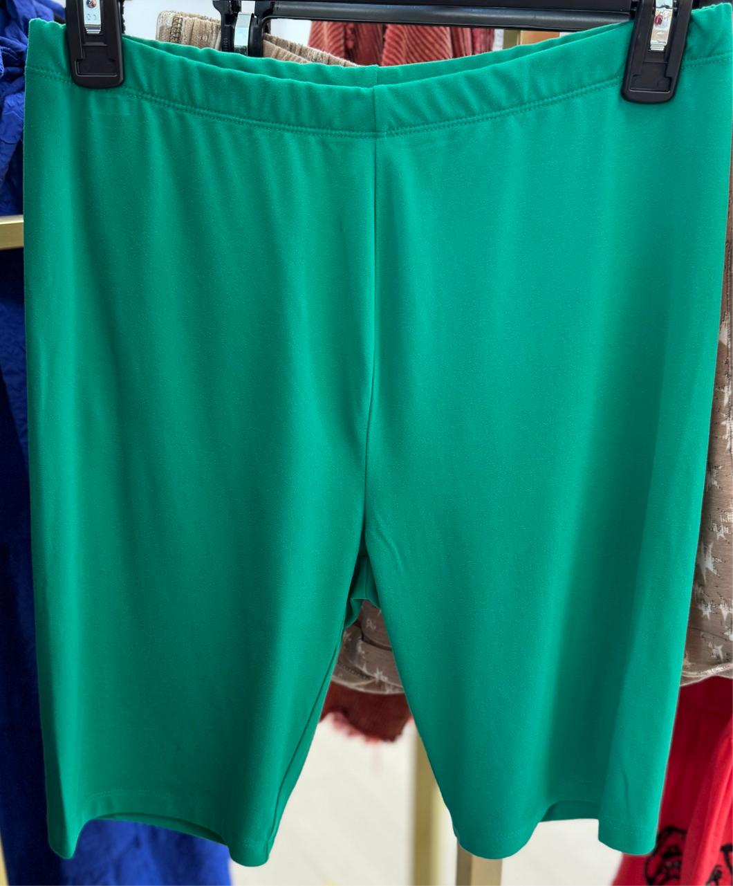 Emery’s Kelly Green Biker Shorts