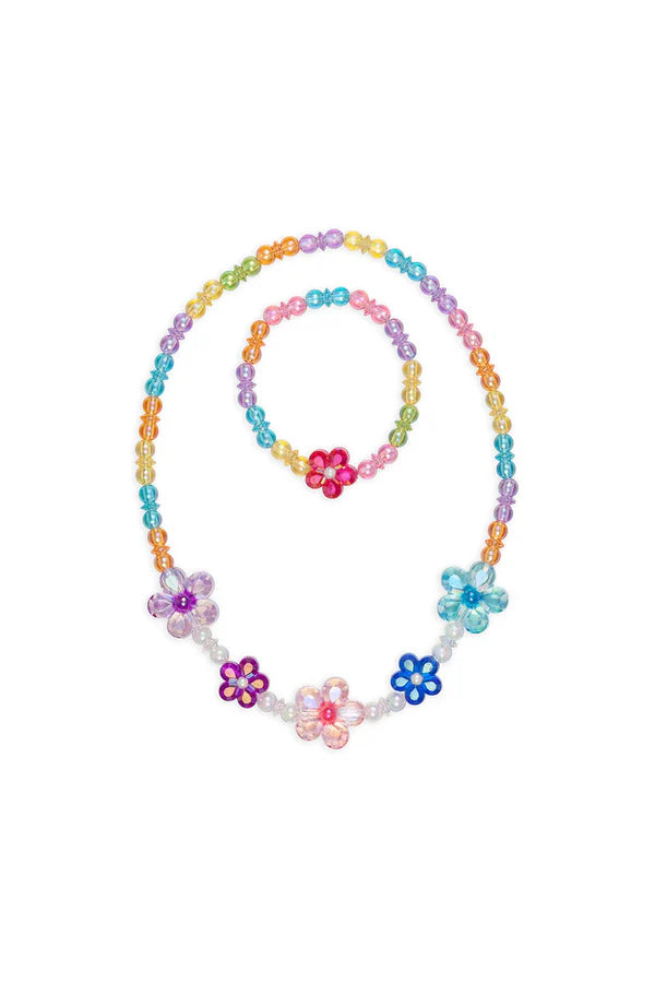 Flutter Flowers Necklace & Bracelet Set