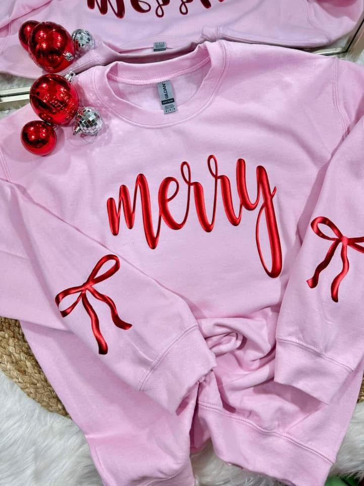 Merry Bow Sweatshirt