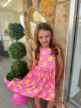 Load image into Gallery viewer, Pink Lemonade Tank Twirl Dress
