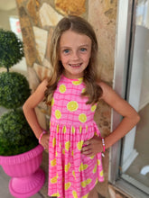 Load image into Gallery viewer, Pink Lemonade Tank Twirl Dress
