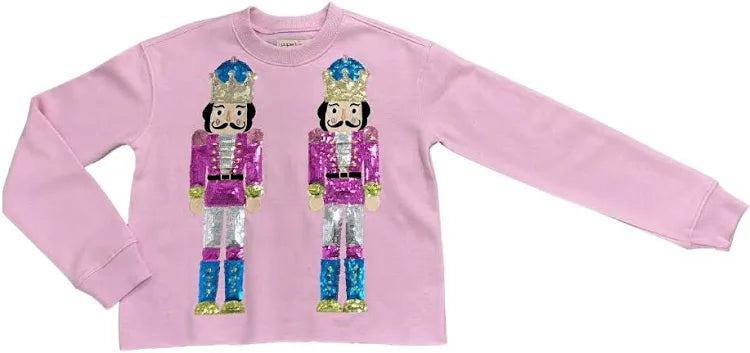 Cherry Blossom Nutcracker Sweater