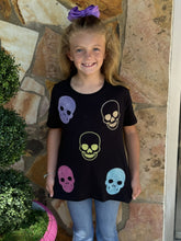 Load image into Gallery viewer, Sequin Skulls T-Shirt
