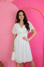 Load image into Gallery viewer, White Midi Length Dress
