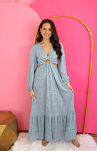 Load image into Gallery viewer, Allie&#39;s Dusty Blue Maxi Dress
