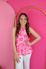 Load image into Gallery viewer, Pink on Pink Floral Tank
