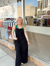 Load image into Gallery viewer, Beachside Black Jumpsuit
