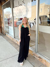 Load image into Gallery viewer, Beachside Black Jumpsuit

